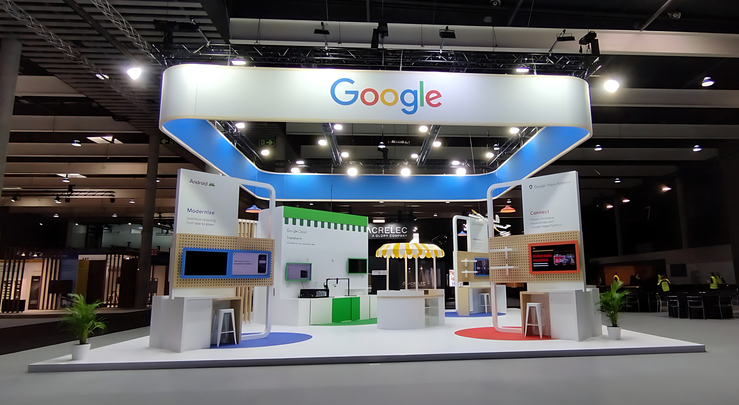 Custom stand Google