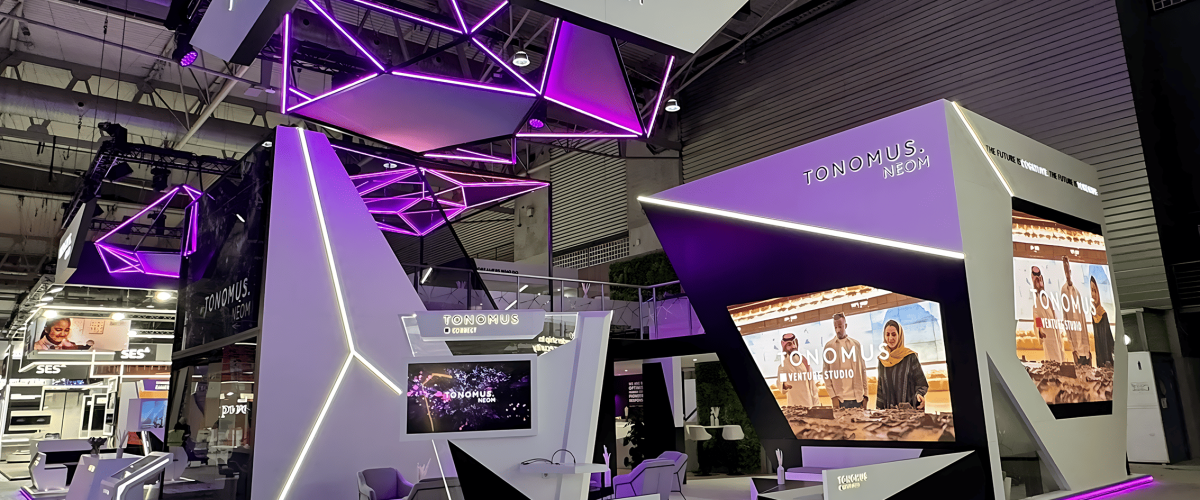 MWC Mobile world congress Tonomus Neom stand